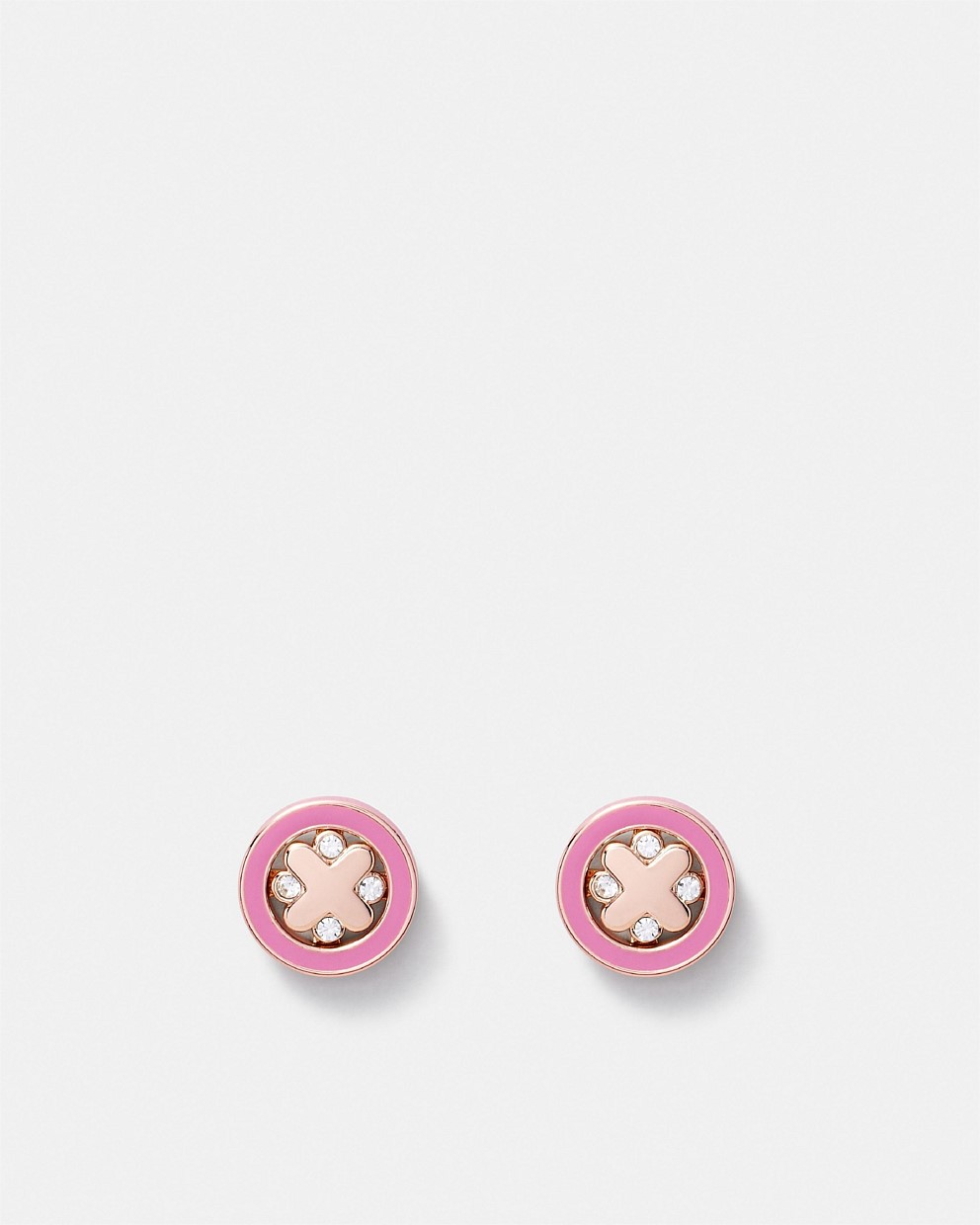 Supermicra Halo Stud Earrings