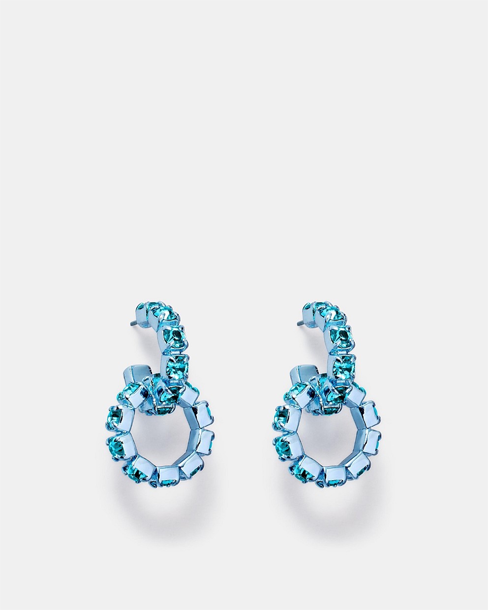 Glitter Hoop Earrings