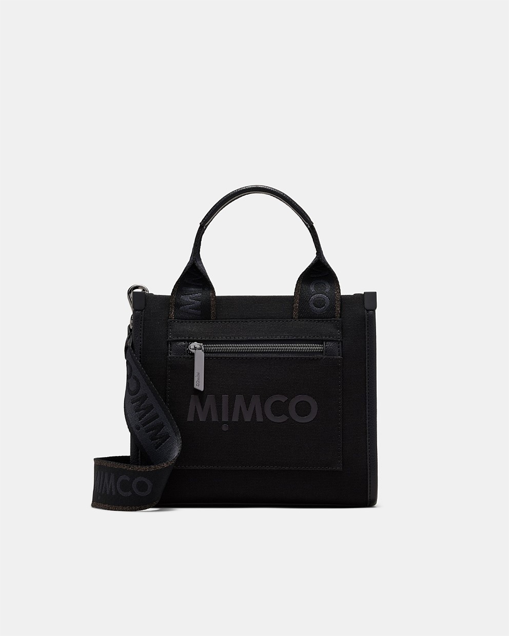 Black Gunmetal Patch Mini Tote Bag - Bags | Mimco