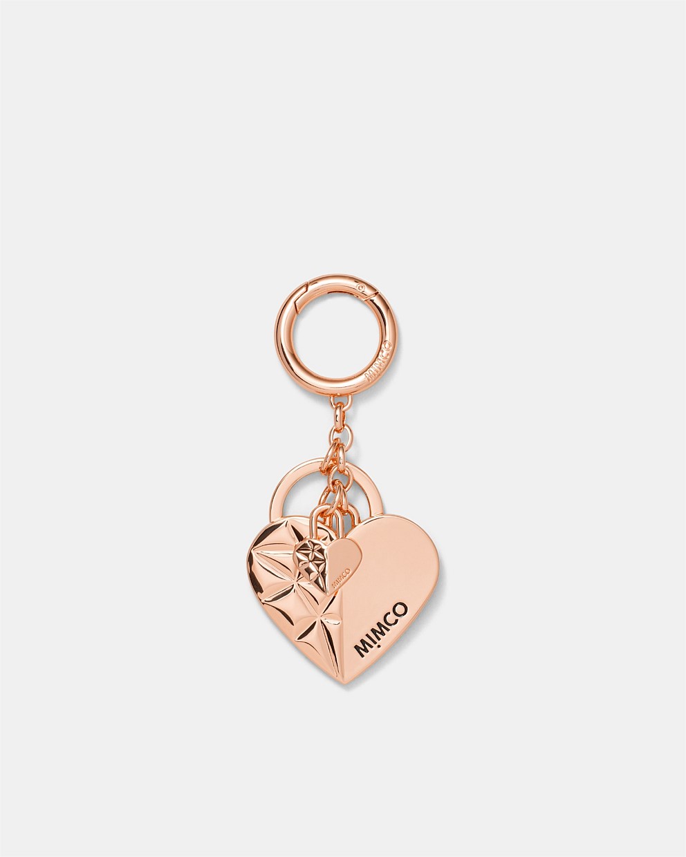 Rose Gold Amore Keyring Bags Mimco