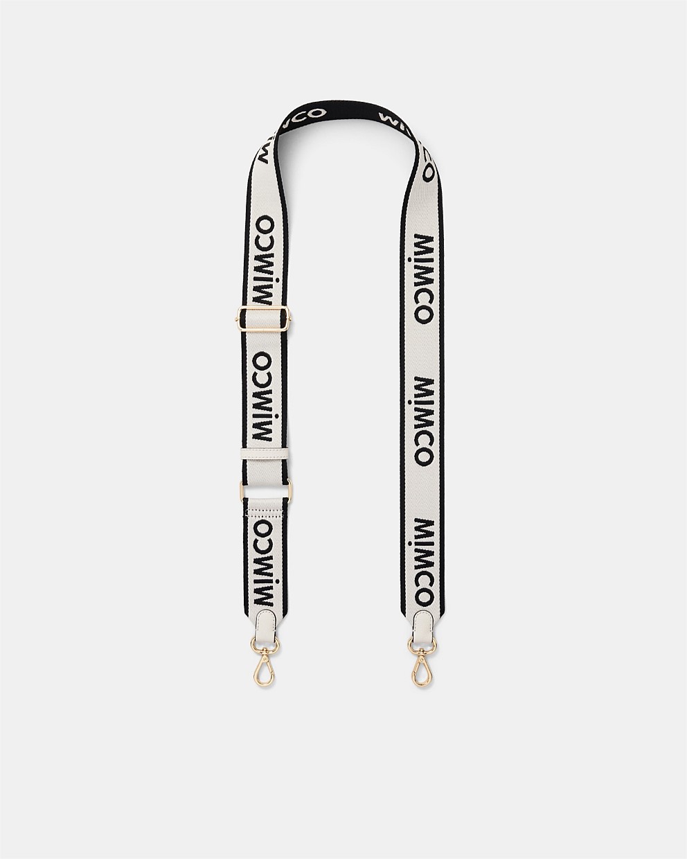 Ivory Stripe Webbing Bag Strap - Crossbody Bag Straps | Mimco