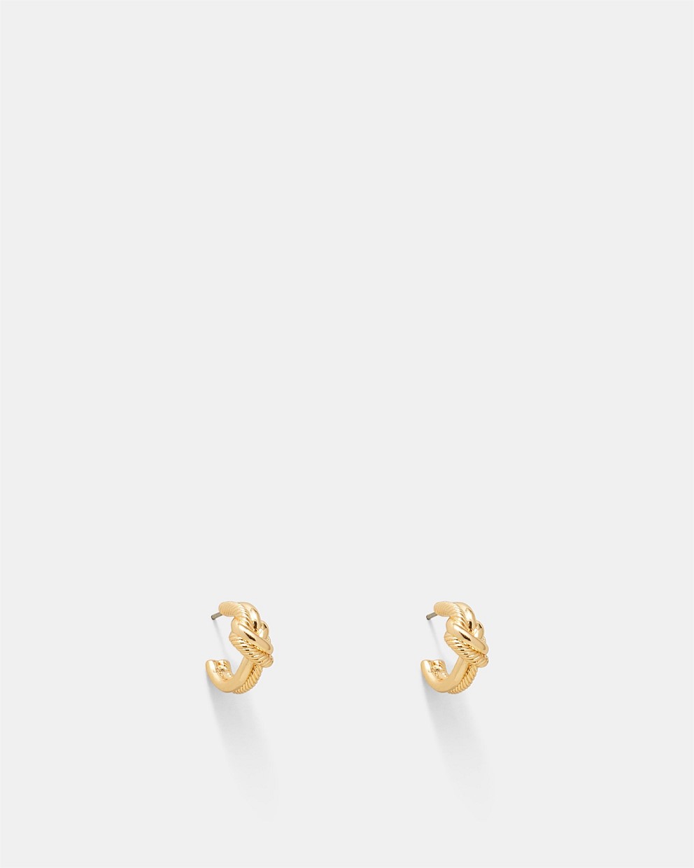 Knot Me Micro Hoop Earrings