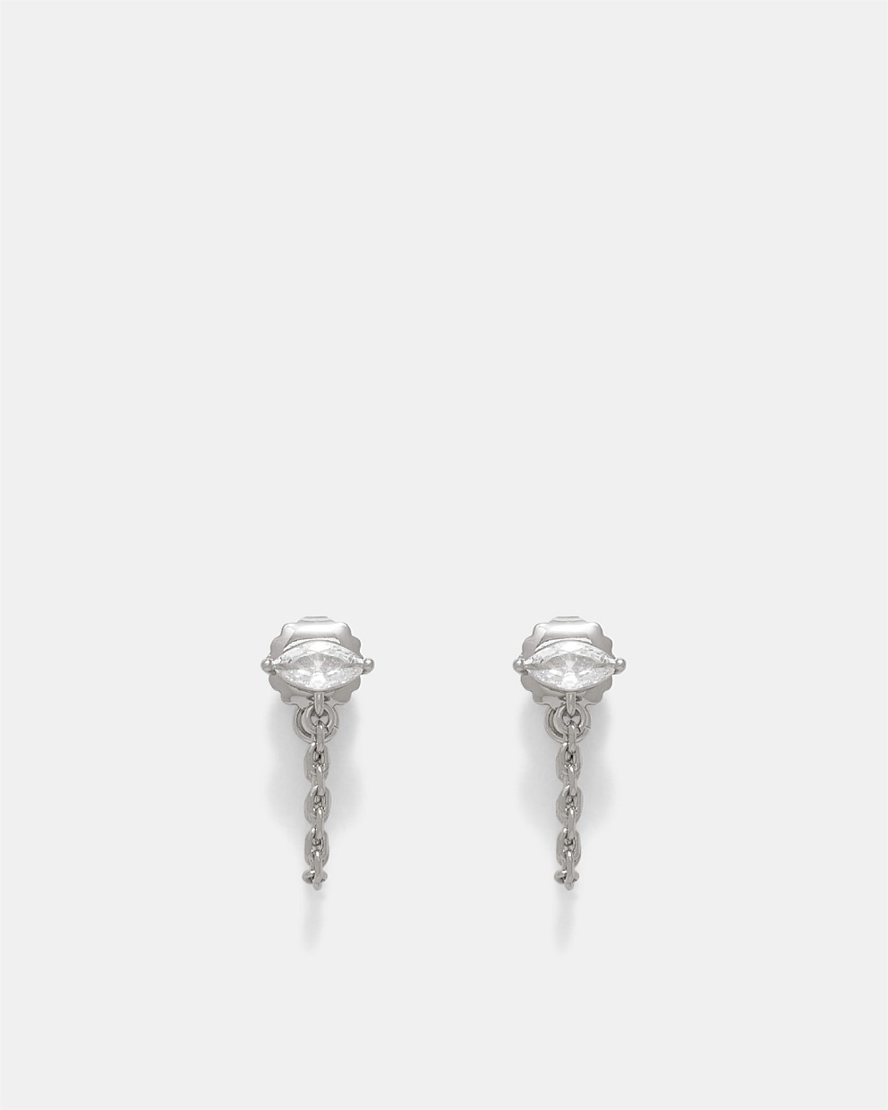 Vibe Chain Stud Earrings