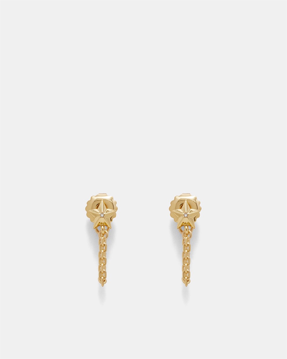 Star Struck Chain Stud Earrings