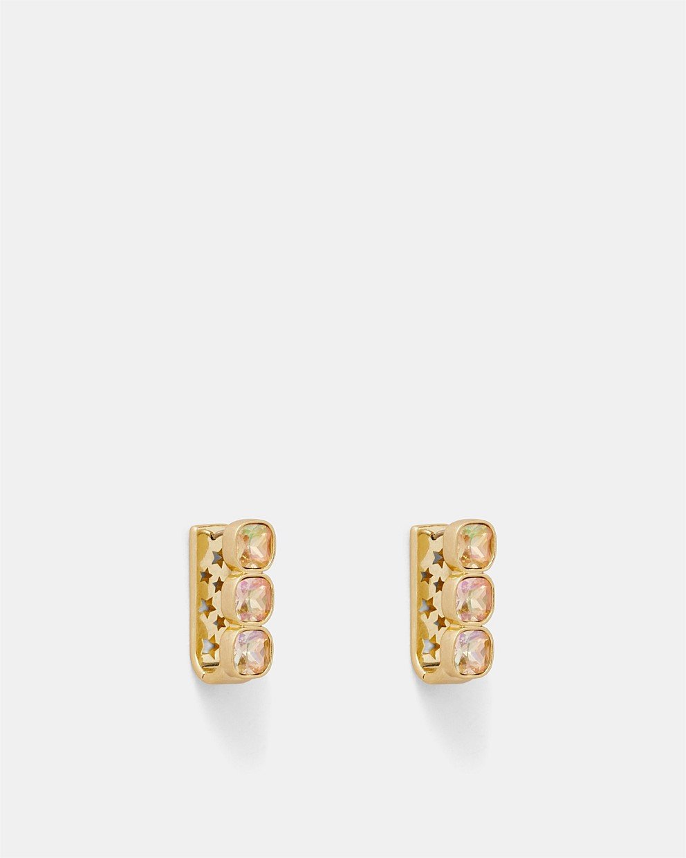 On The Rocks Huggie Hoop Earrings