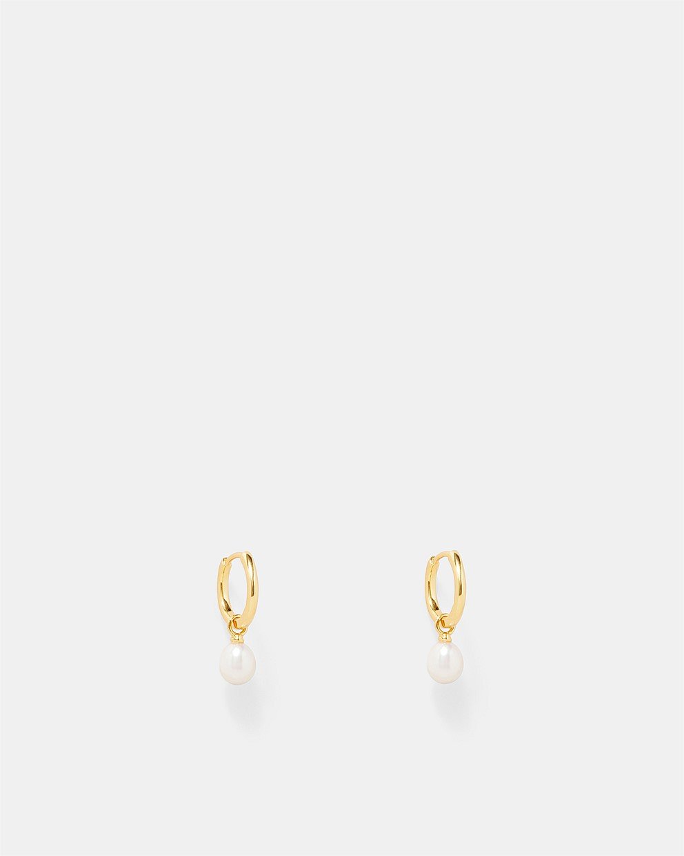 Purete Charm Hoop Earrings