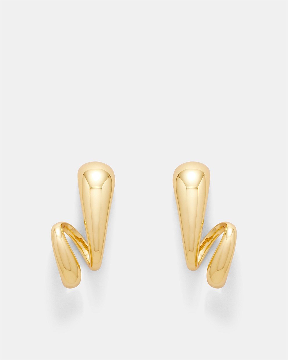 The Podium Twist Hoop Earrings