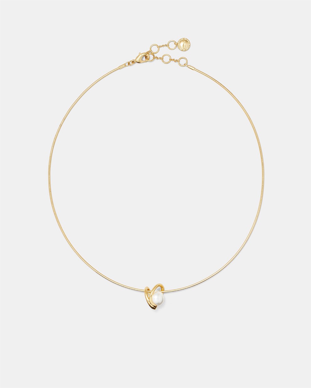 Cadence Pearl Omega Choker Necklace