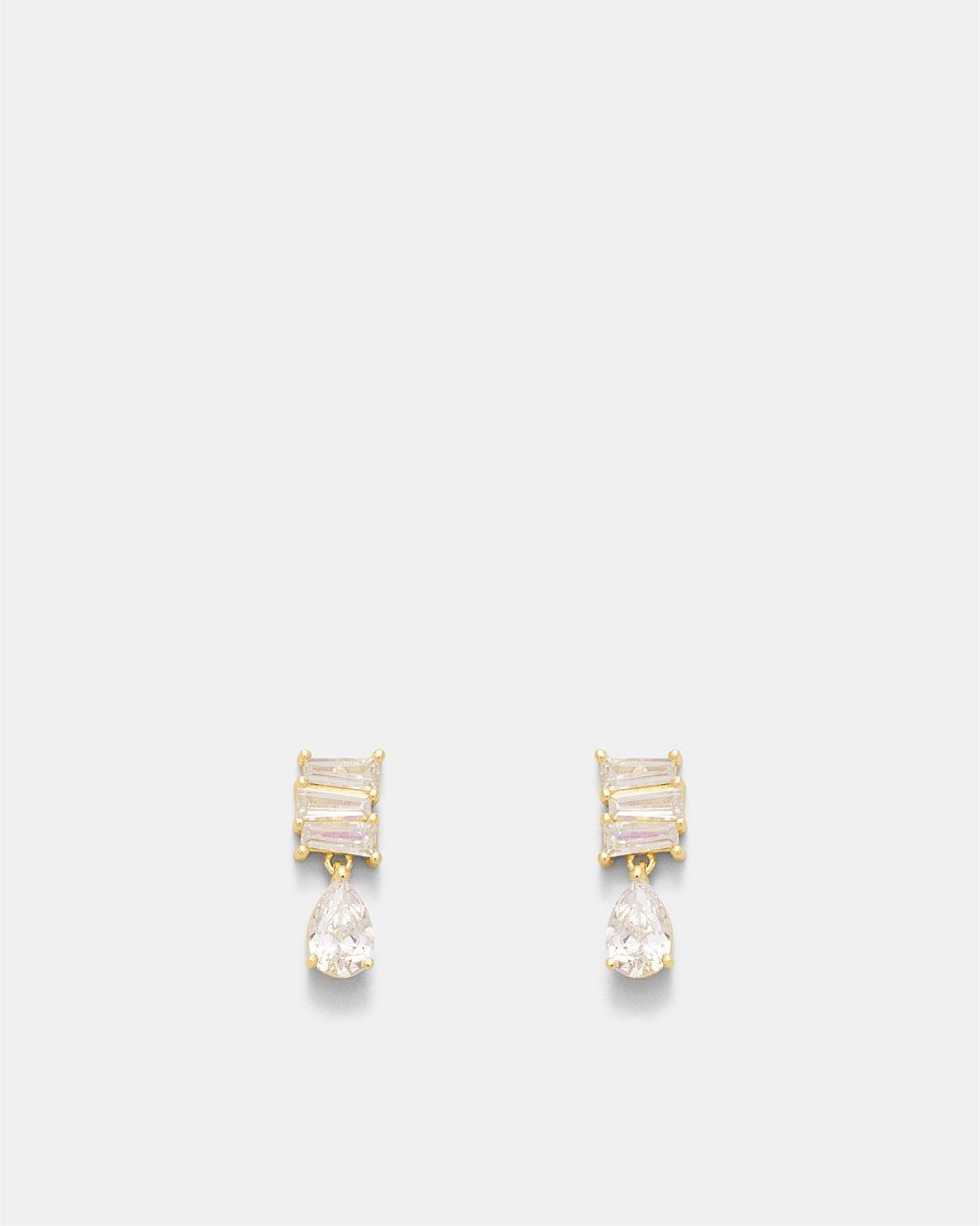 Enchantment Crystal Drop Stud Earrings