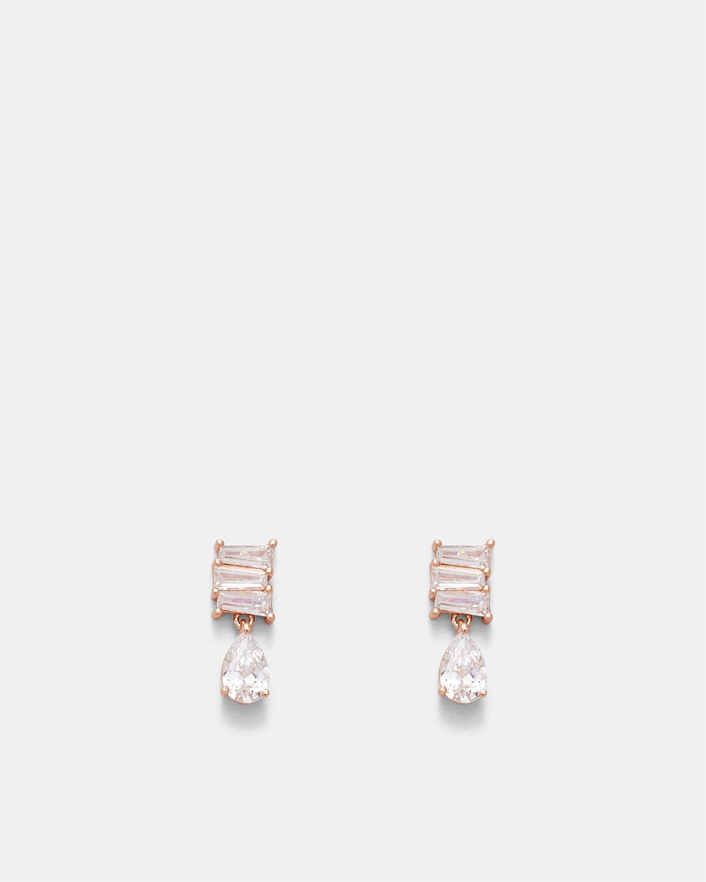 Enchantment Crystal Drop Stud Earrings