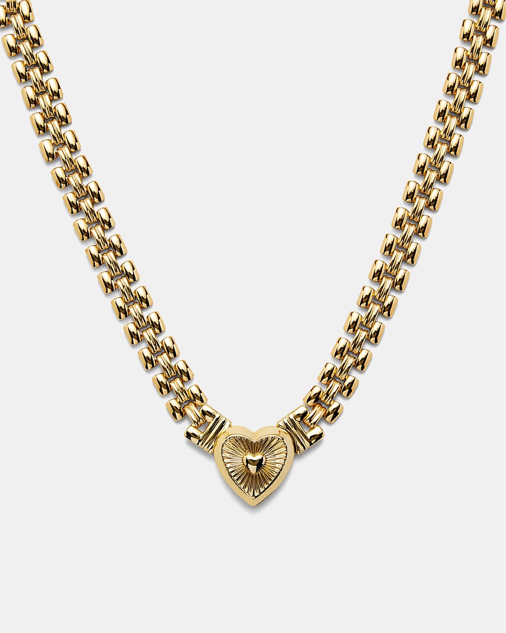 Los Angeles Heart Chain Choker Necklace