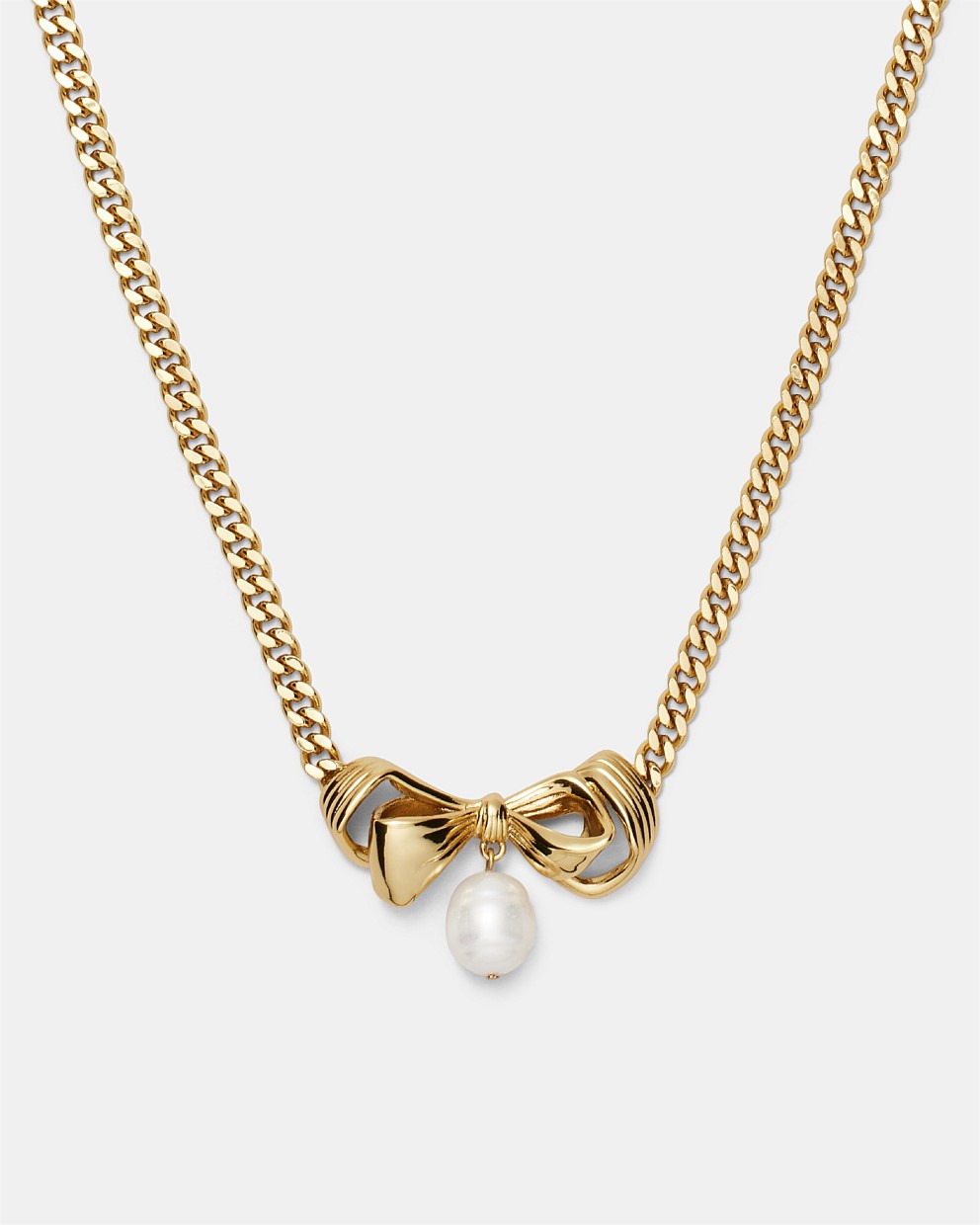 Pirouette Bow Necklace