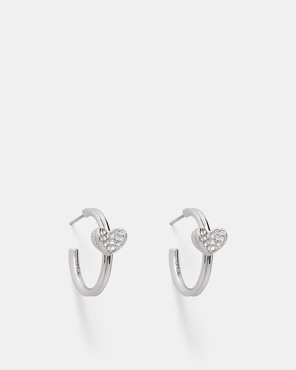 Heart To Heart Hoop Earrings