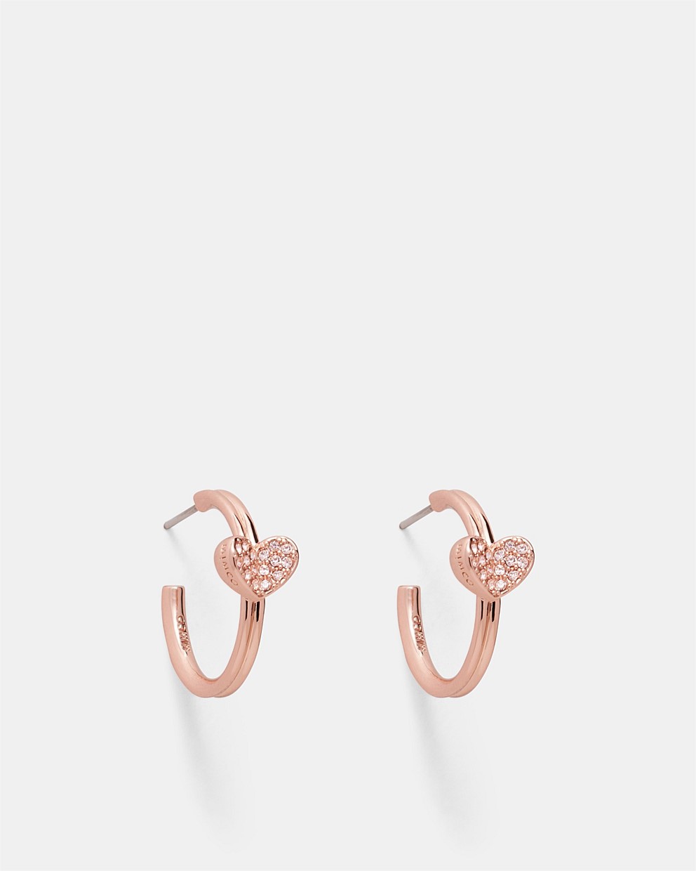 Heart To Heart Hoop Earrings