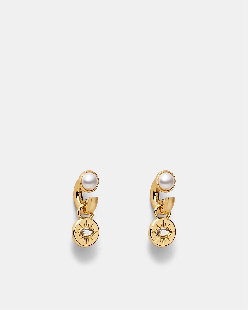 Emotional Charm Hoop Earrings