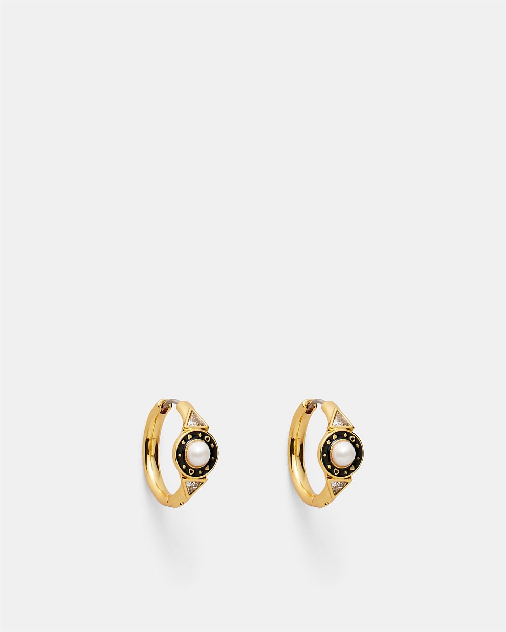 Ring Ring Huggie Hoop Earrings