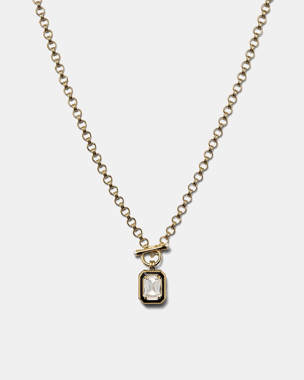 Legacy Enamel Pendant Necklace
