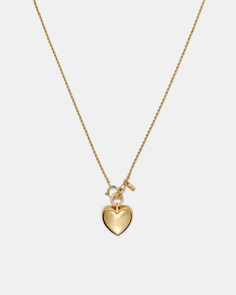Pave Heart Necklace