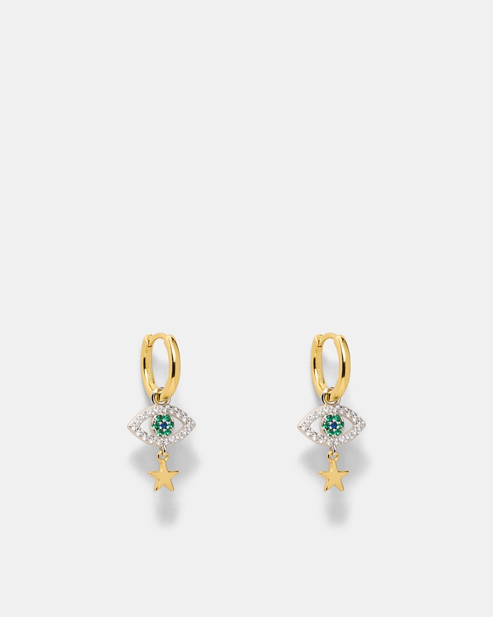 Evil Eye Hoop Earrings