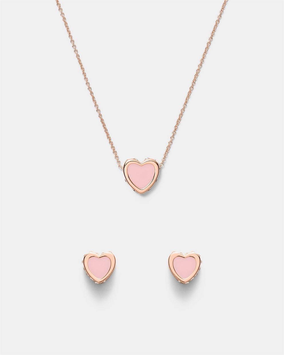 Lover Heart Earrings And Necklace Set