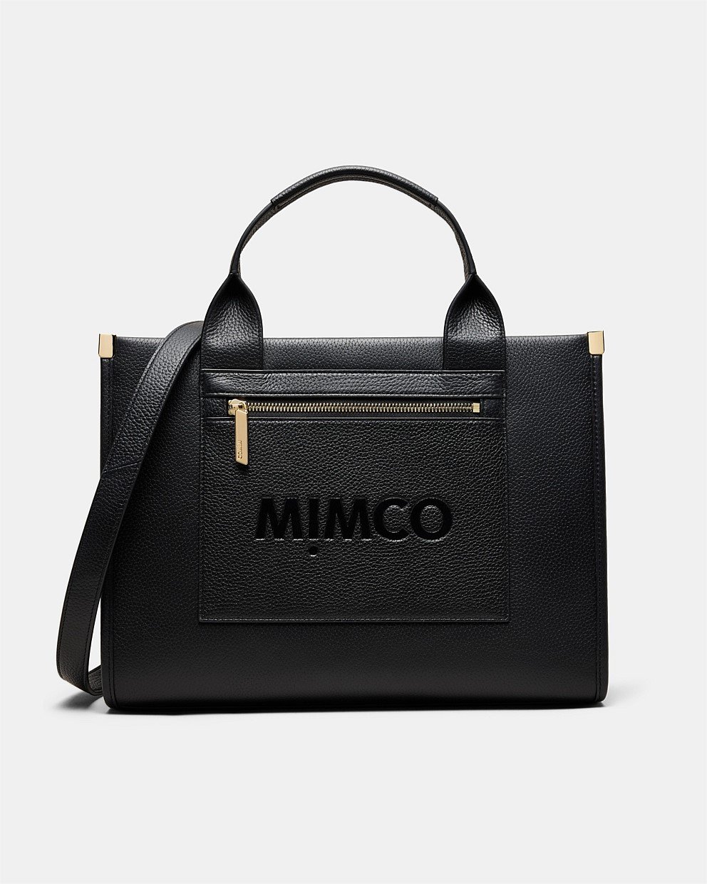 Patch Leather Tote Bag