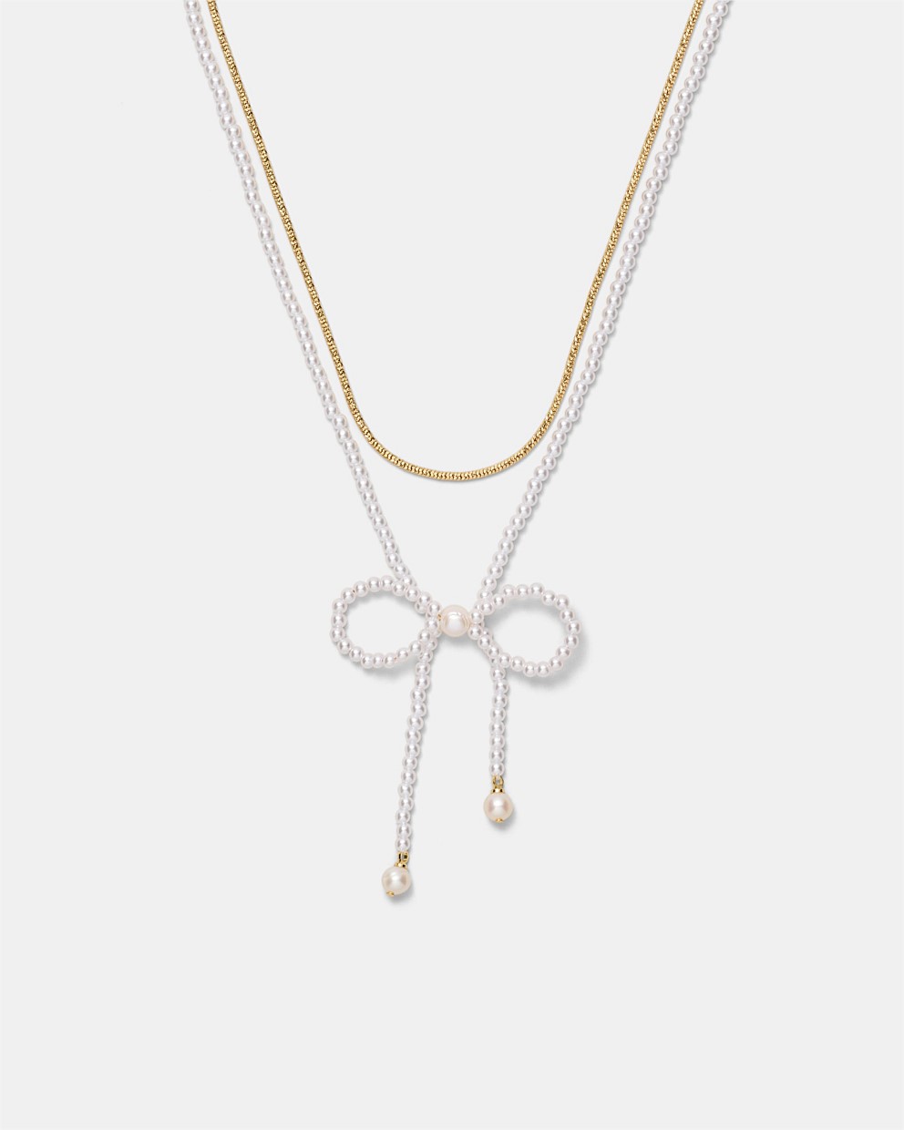 Glimmer Bow Necklace