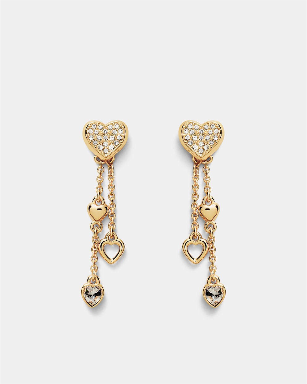 Lovely Heart Drop Earrings
