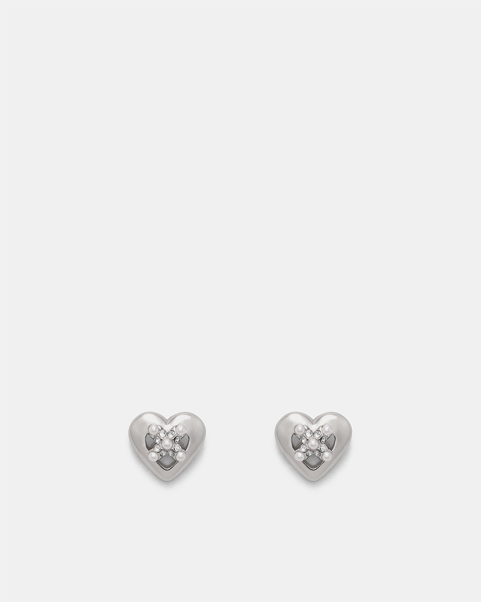 Classic Heart Stud Earrings
