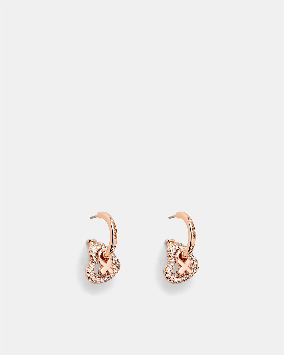 Encanto Heart Hoop Earrings