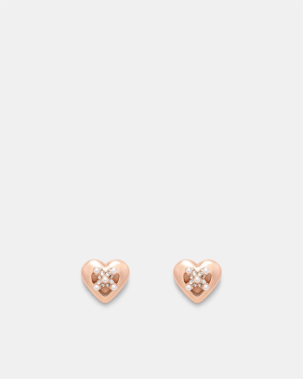 Classic Heart Stud Earrings