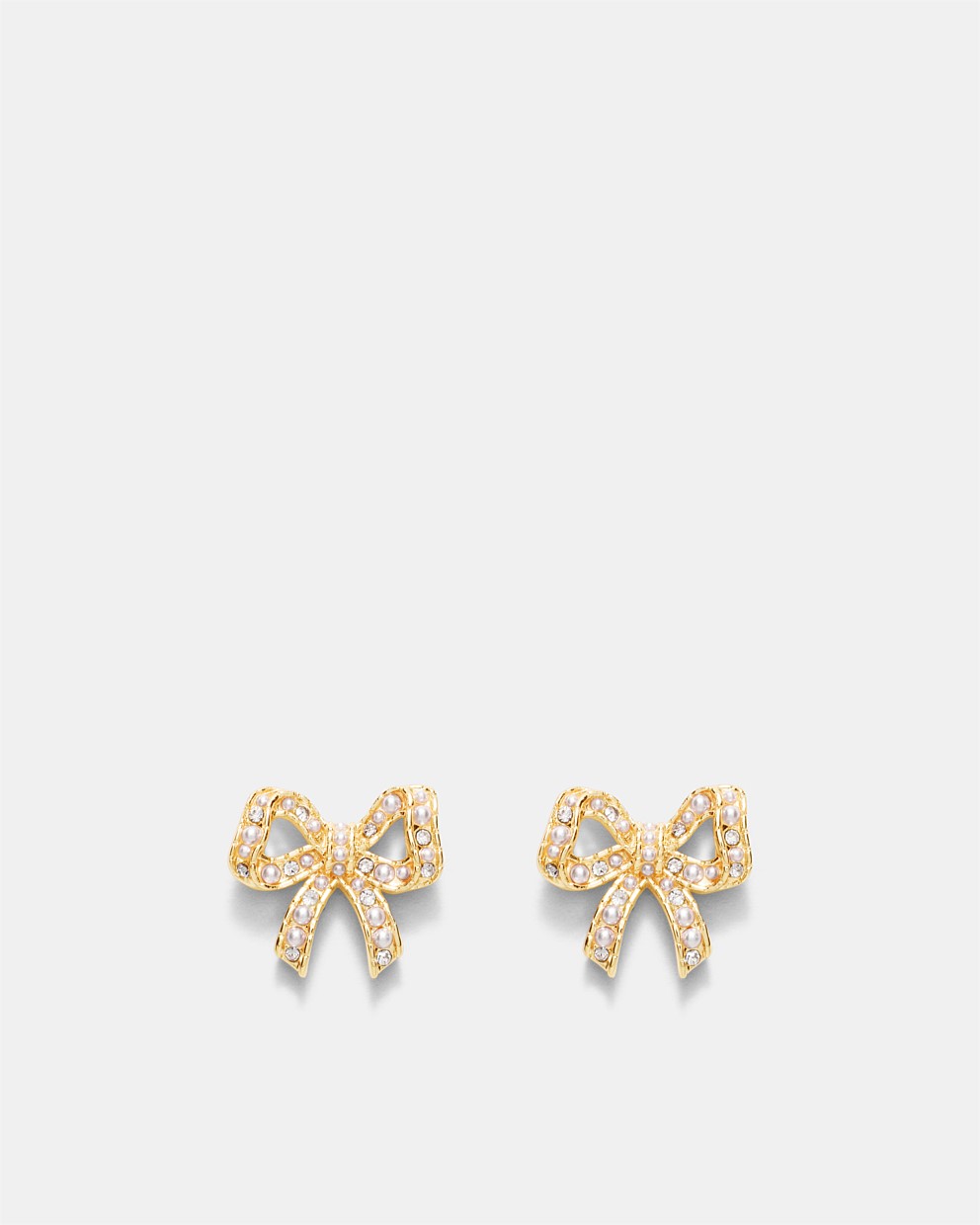 Tie A Bow Stud Earrings