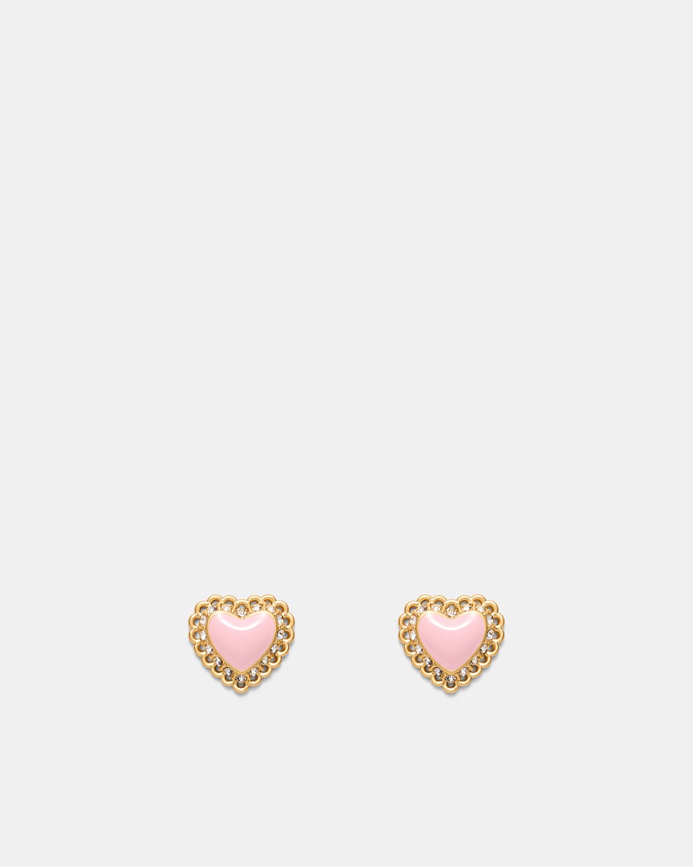 Lace Heart Stud Earrings