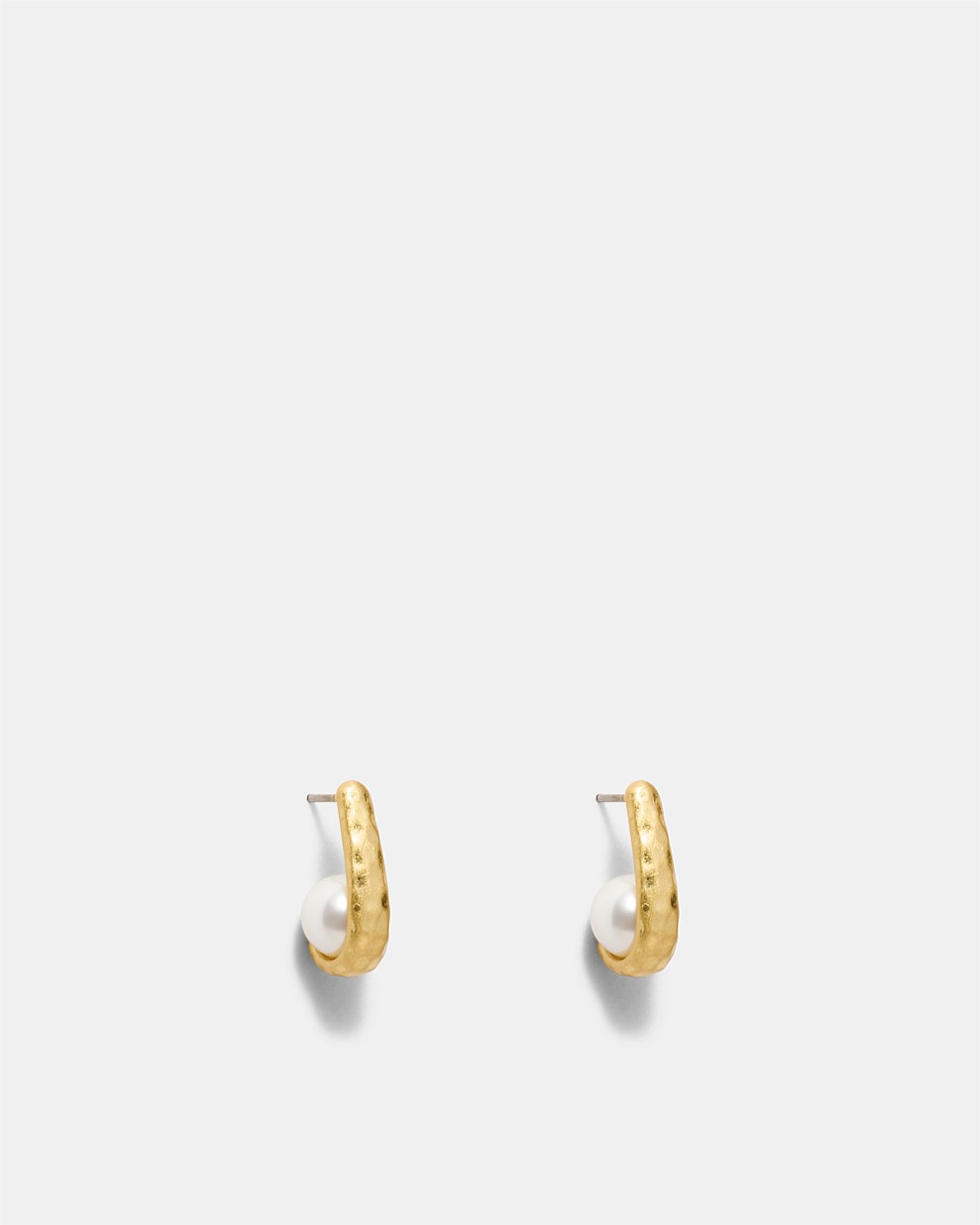 Forge Pearl Stud Earrings
