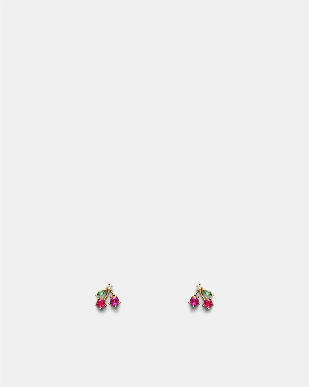 Petite Cherry Stud Earrings