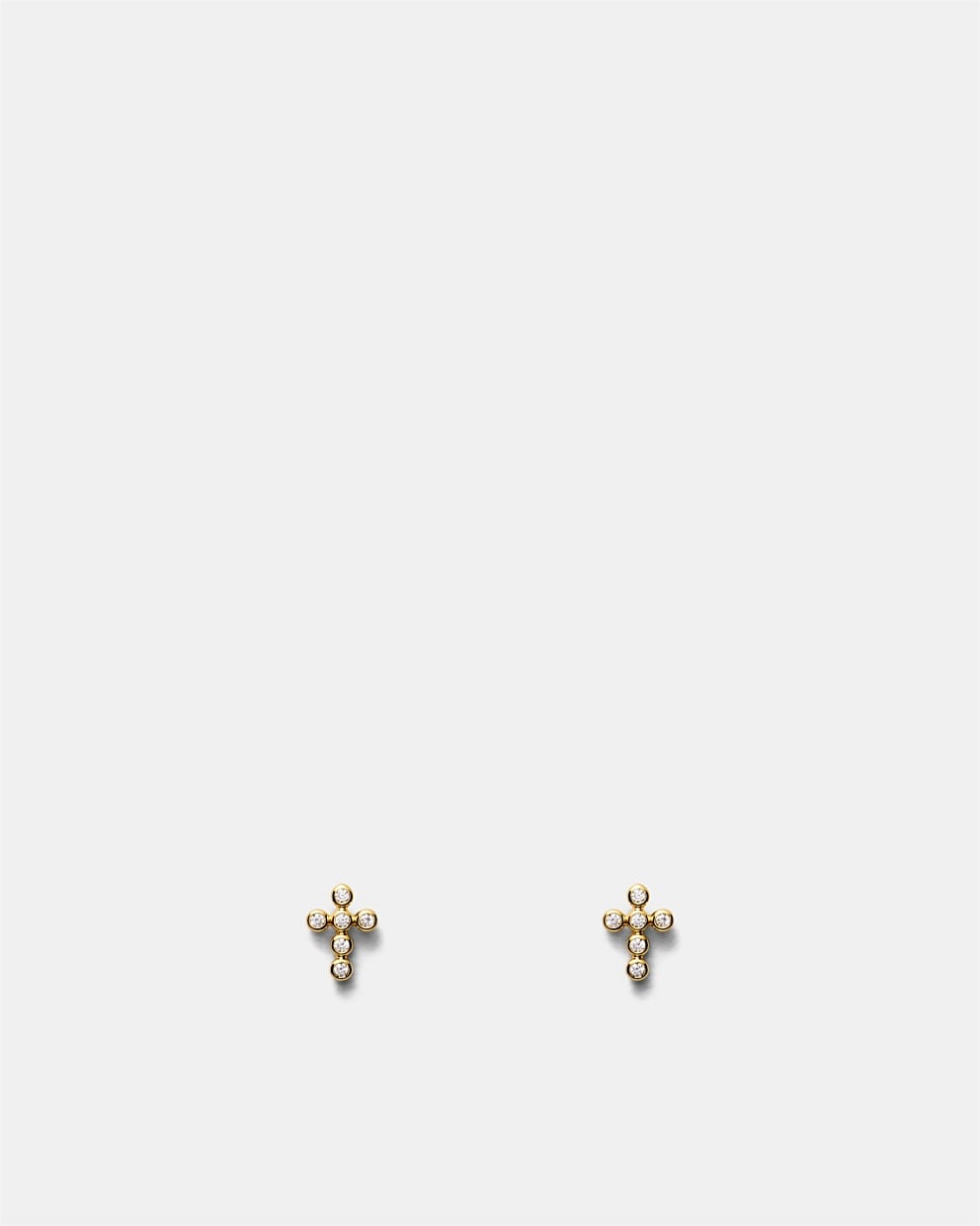 Faith Cross Stud Earrings