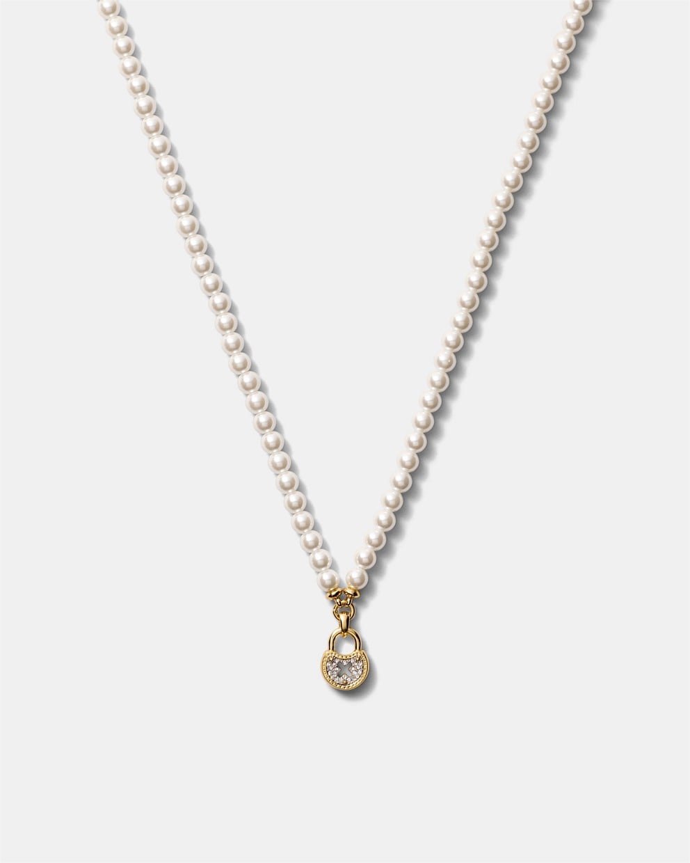Lockette Pearl Necklace