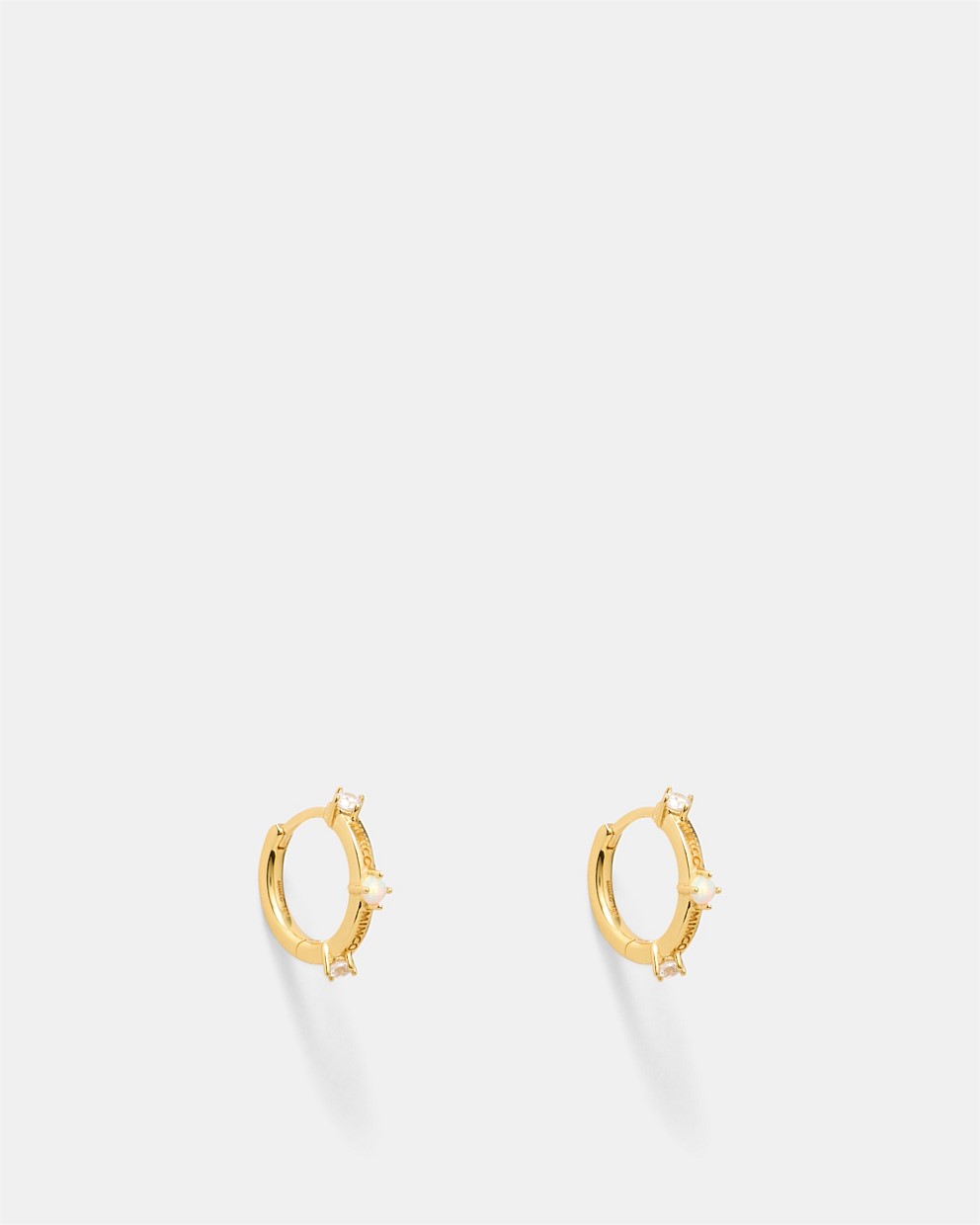 Opalescent Hoop Earrings