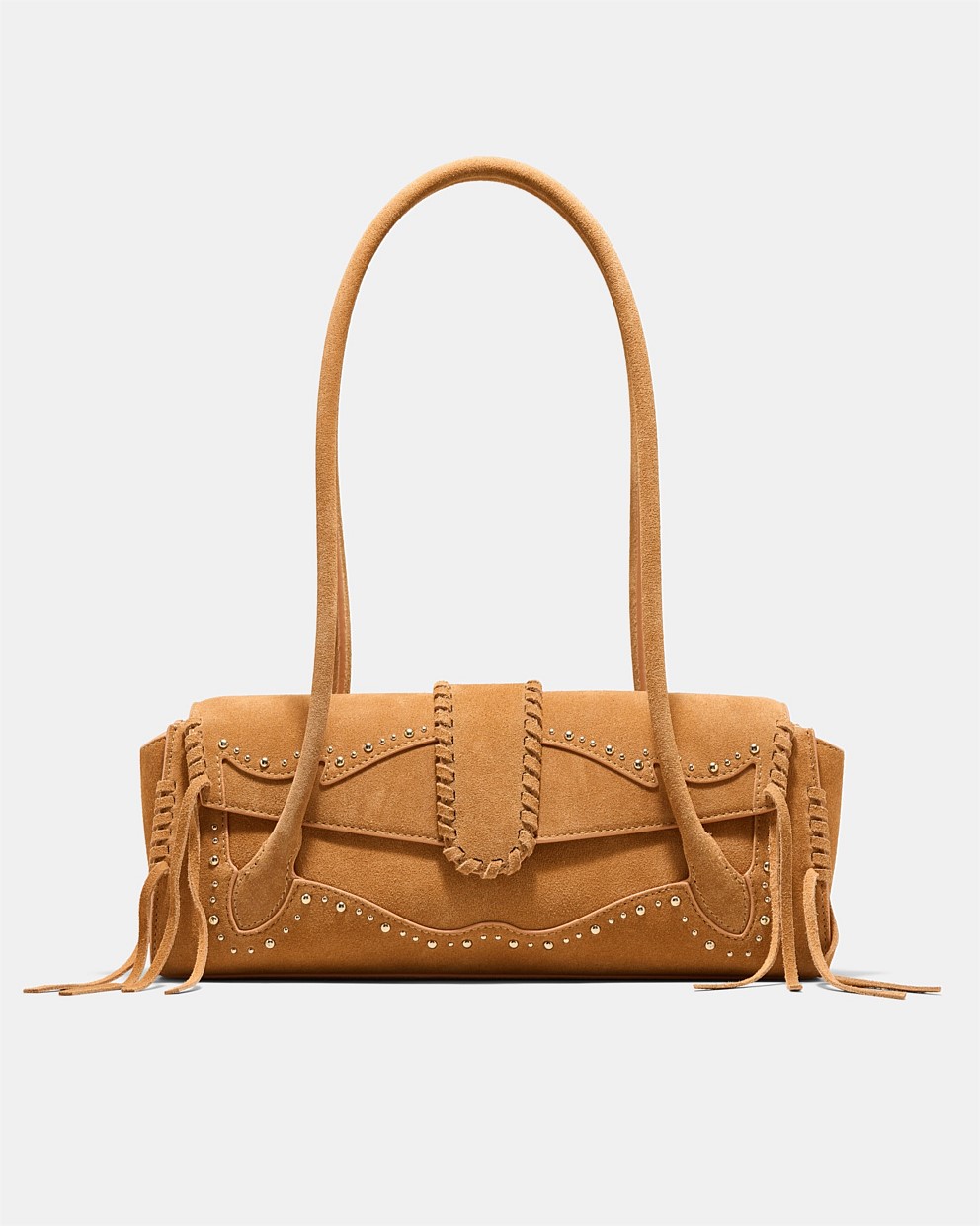 Sable Studded Shoulder Bag