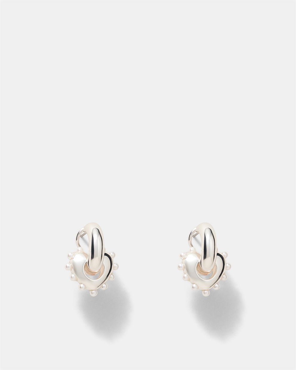 Adore Heart Hoop Earrings