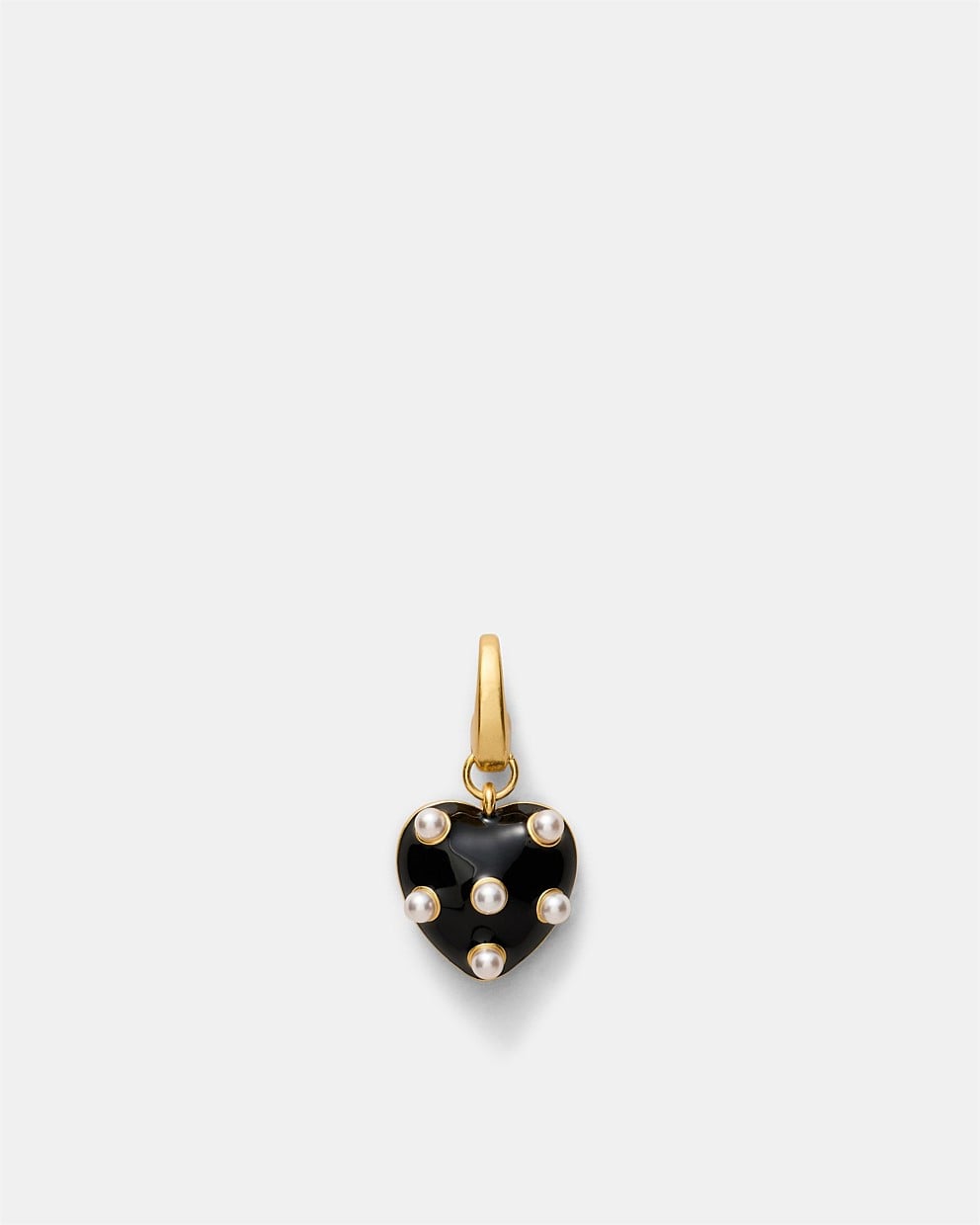 Polka Heart Charm