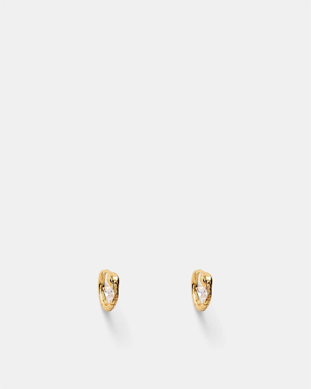 Shadow Huggie Earrings