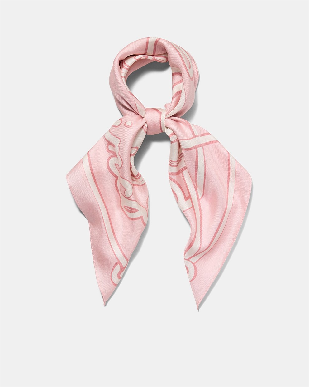 Mim Button Square Scarf