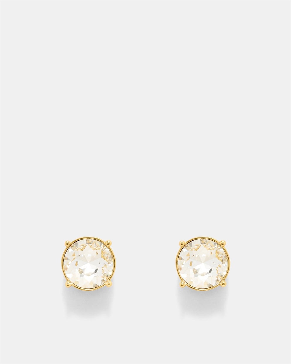 Glowy Crystal Stud Earrings