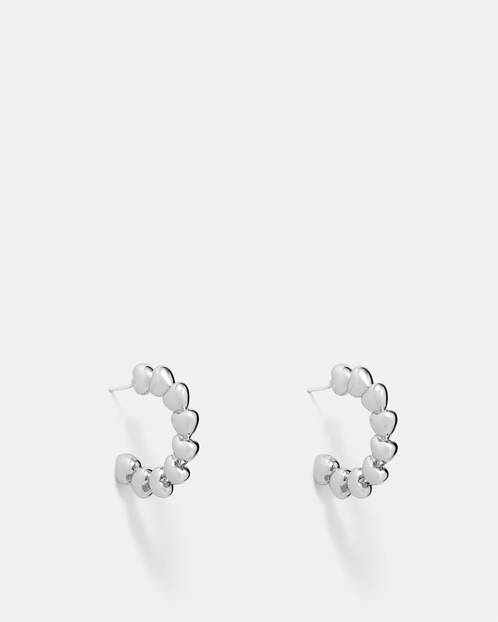 Fated Heart Hoop Earrings