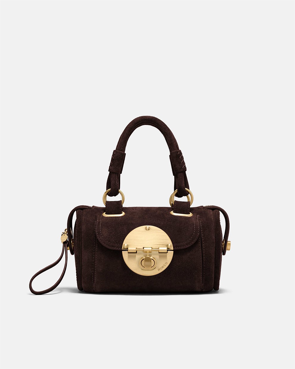 Turnlock Bowler Grab Crossbody Bag