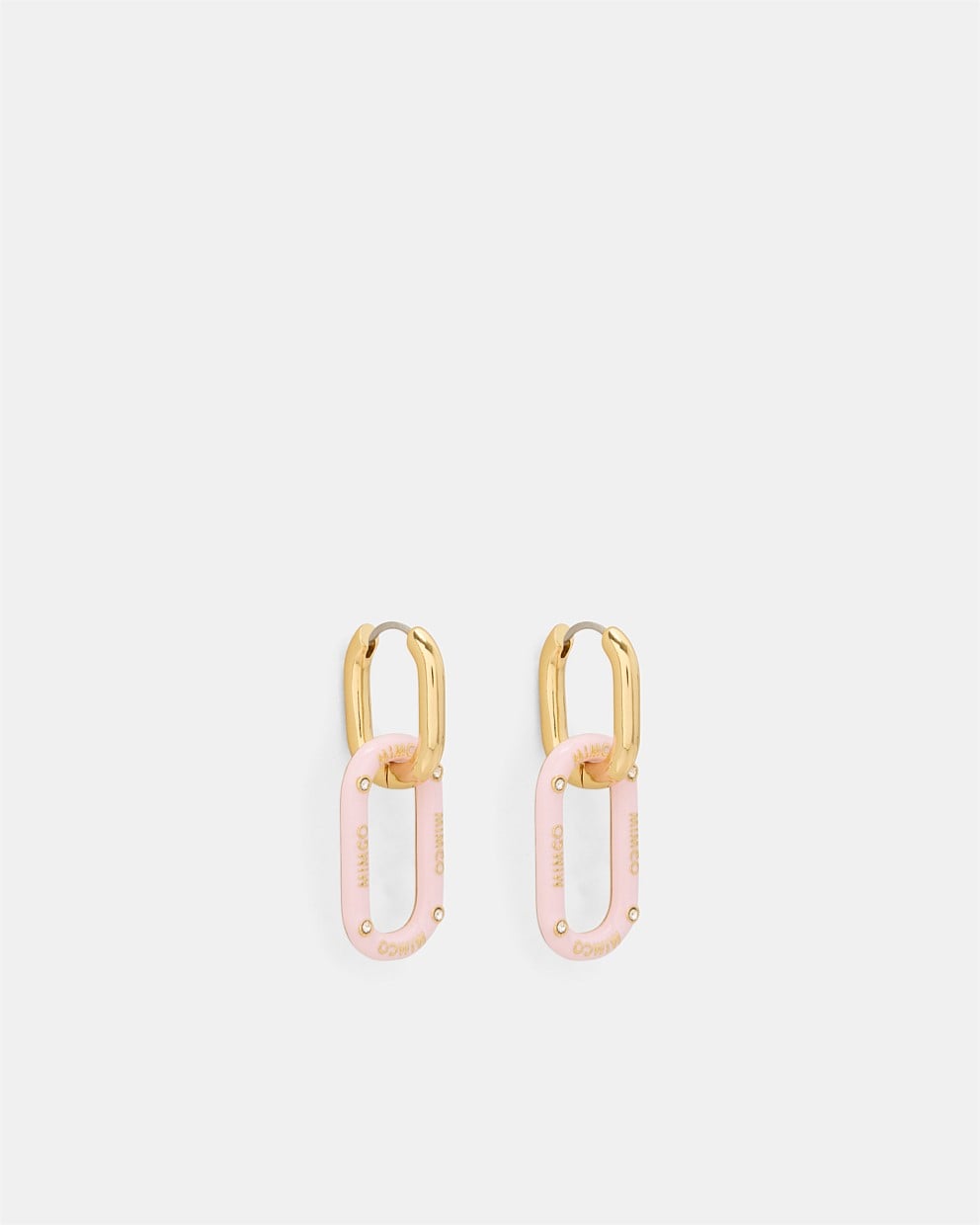 Linked Up Huggie Earrings
