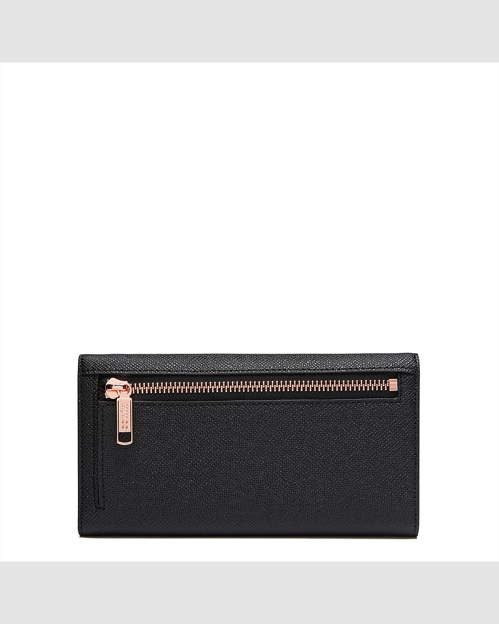 Black Rose Gold Sublime Continental Wallet Sale Mimco