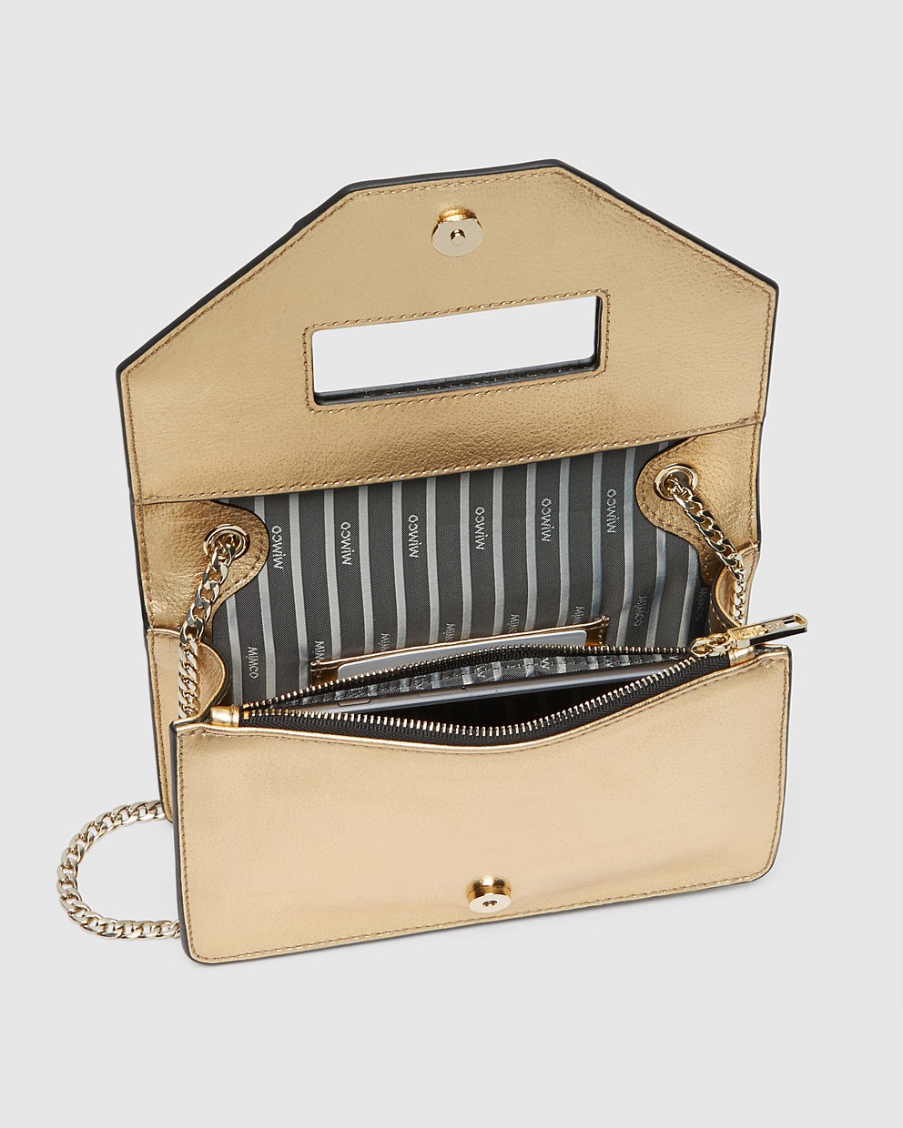 Gold TRINITY CLUTCH Bags Mimco