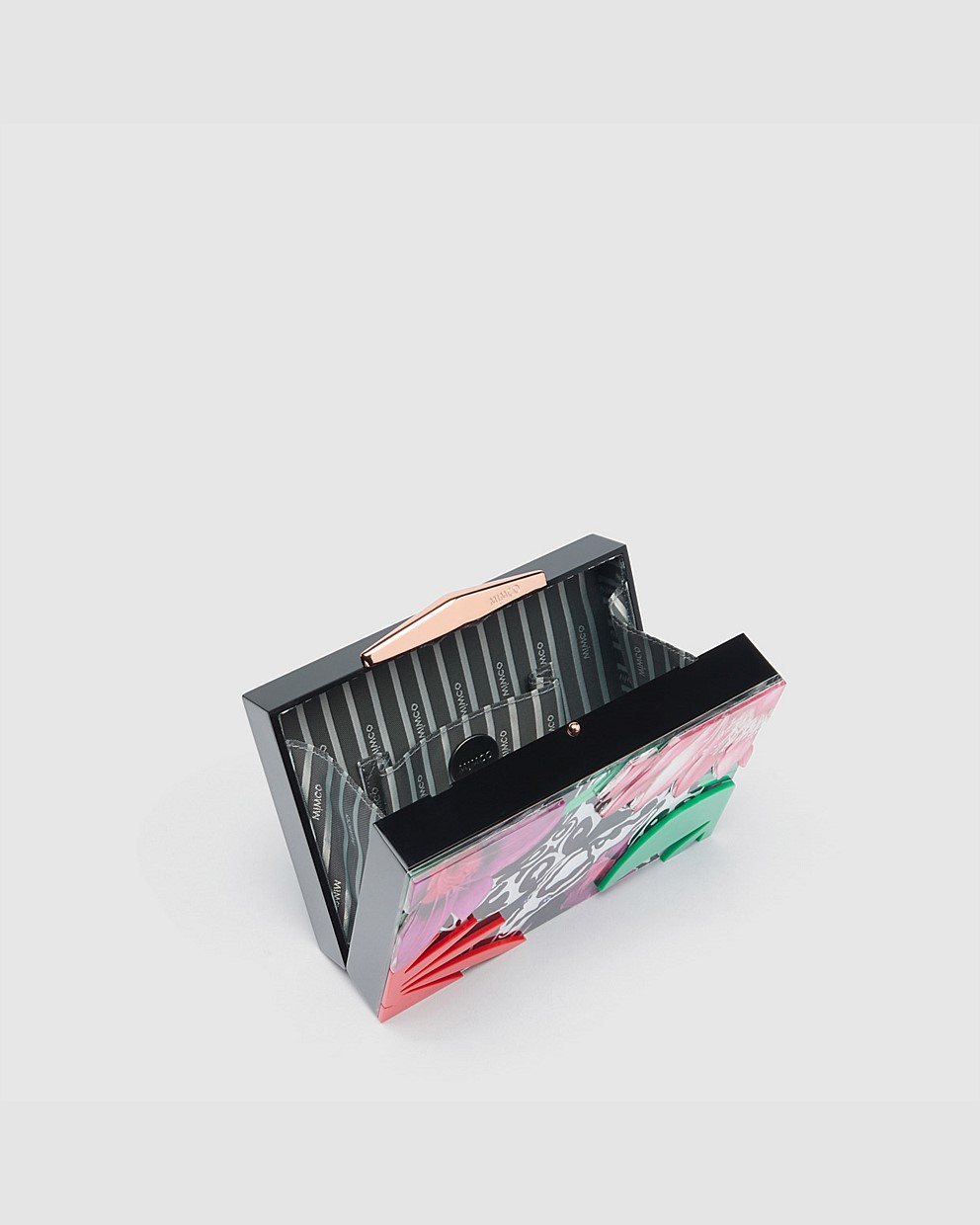 SERPENTINE HARDCASE EVENING BAG