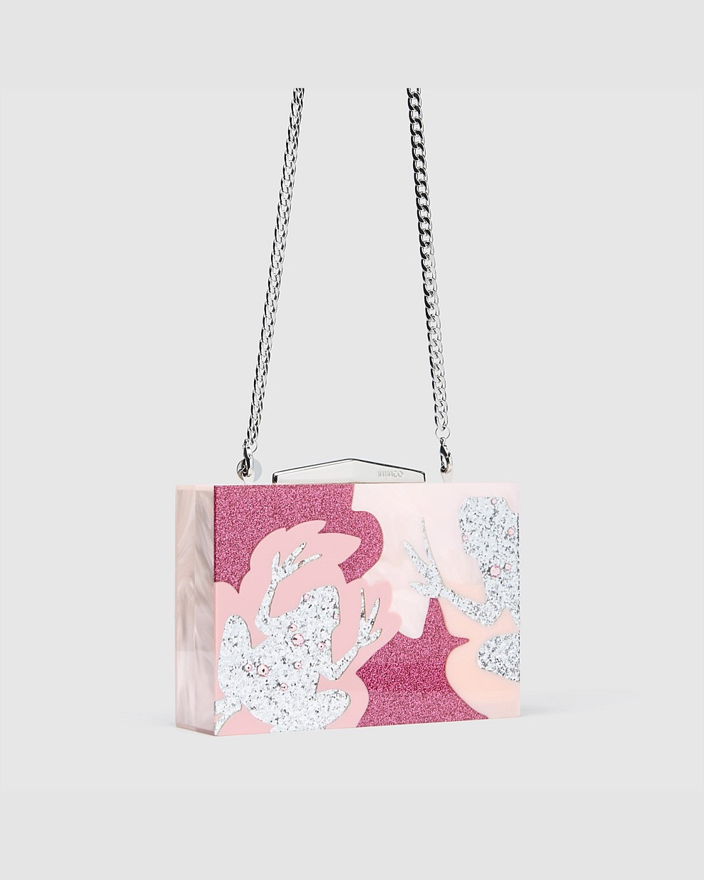 AZUREUS HARDCASE EVENING CLUTCH BAG